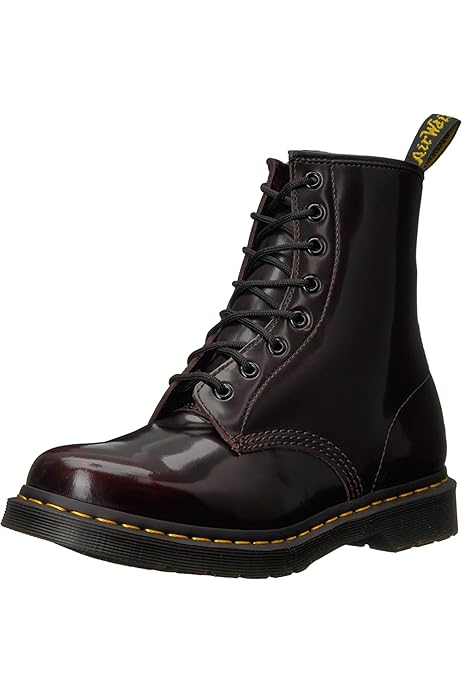 dr martens leona black vintage smooth