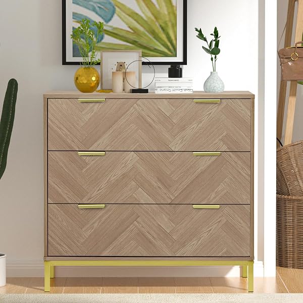 Amazon.com: Anmytek Modern Sideboard Buffet Cabinet, Natural Oak 