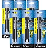 Pilot Gel Ink Refills for FriXion Erasable Gel Pen, Fine Point, Black Ink - Pack of 18 (77330)