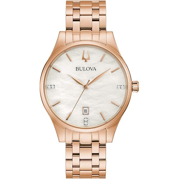 Amazon.com: Caravelle by Bulova min/Max Quartz Ladies Watch 