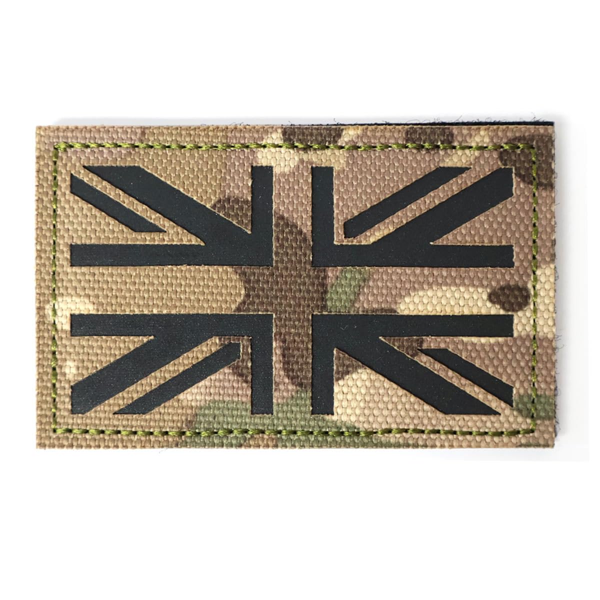 Camo IRR Union Jack Flag Patch British Military Hook and Loop 8x5cm Army Airsoft Camouflage Badge UK