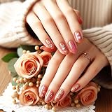 Styquenzer Flower Nail Stickers 30 Sheets 3D Floral Heart Nail Decals view 5