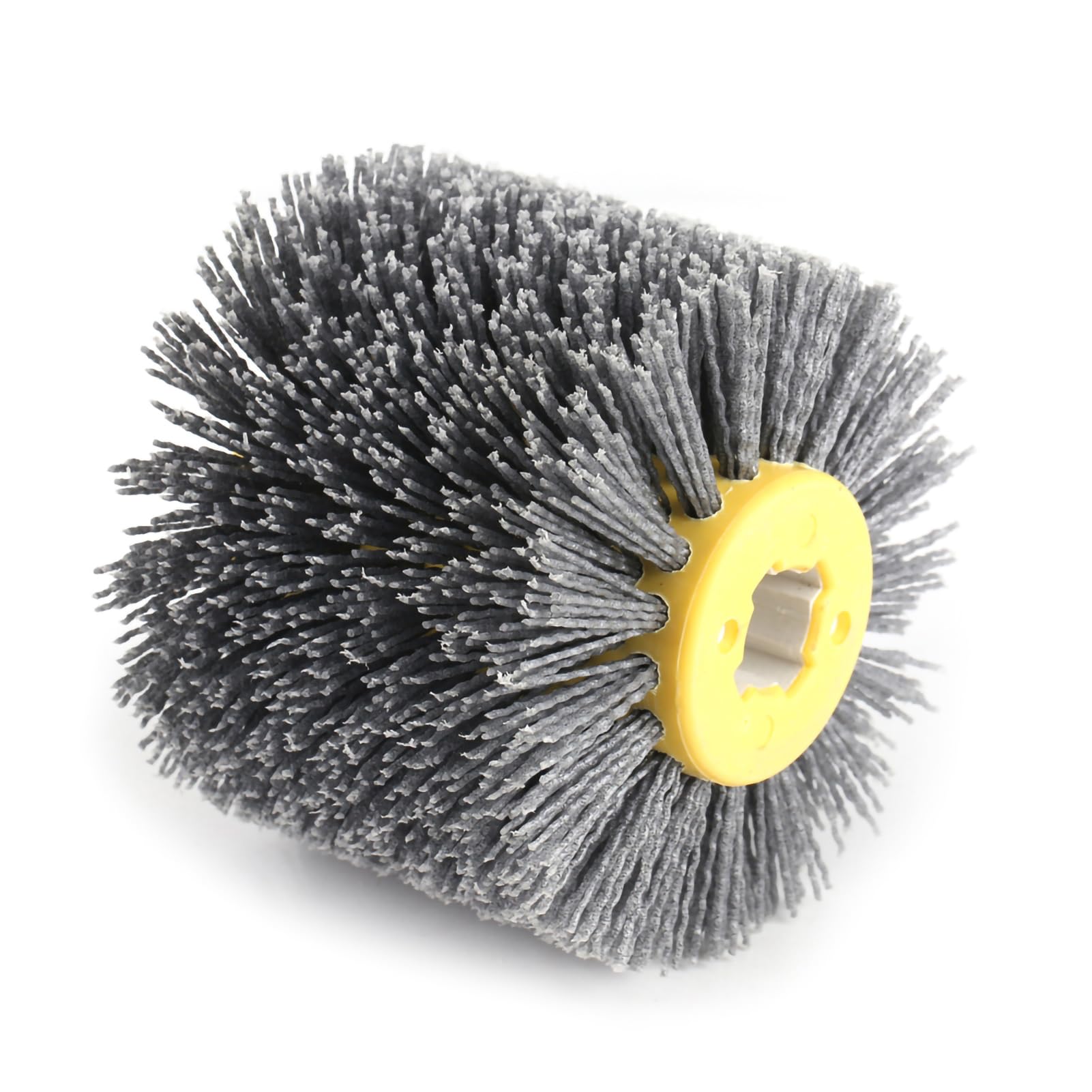 Abrasive Wire Brush Sanding Wire Drum Wheel Burnishing Brush for Derusting,Deburring and Cleaning (#120)