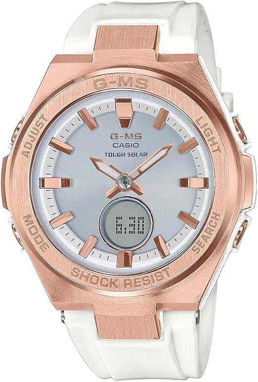 baby g shock white and gold