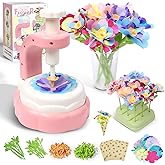 Yaozyety DIY Flower Bouquets Toys, Craft Kits Toys for Kids - Fabric Flower Crafts, Making Arts & Crafts Activity Kit for Girls Ages 4 5 6 7 8, Preschool Learning, Birthday Gift for Girl