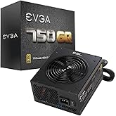 EVGA 210-GQ-0750-V1 750 GQ, 80+ GOLD 750W, Semi Modular, EVGA ECO Mode, 5 Year Warranty, Power Supply, Black