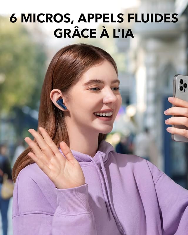 par Anker P40i Écouteurs Bluetooth sans Fil 5.3