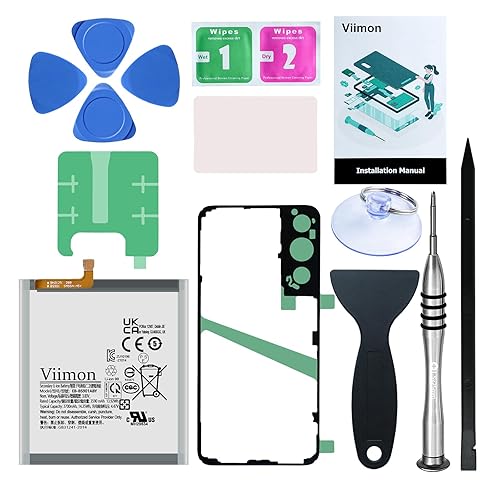 Viimon S22 Battery Replacement Kits Compatible with Samsung Galaxy