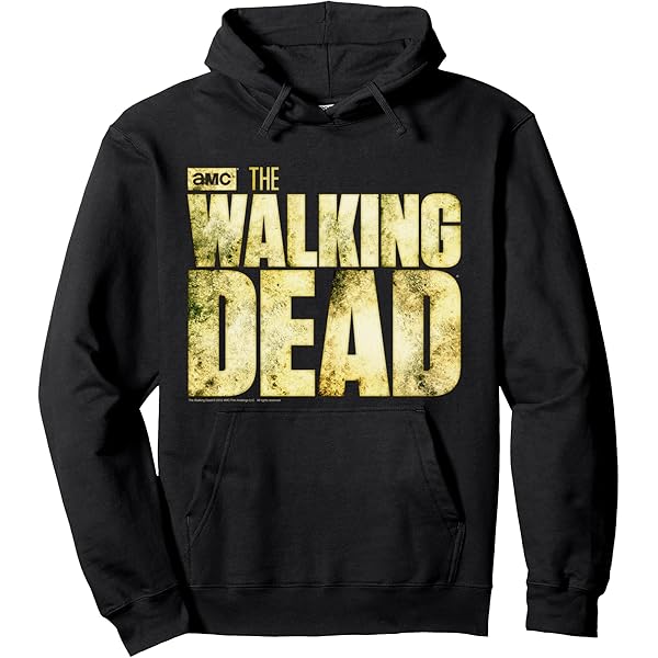 Amazon.com: The Walking Dead Logo Pullover Hoodie : Clothing