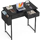 OLIXIS 32 Inch Small Desk with Drawers, Home Office