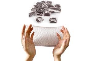 20 Pcs Hair Nets for Women Bun,Invisible Hair Nets Elastic Edge Mesh (Coffee)