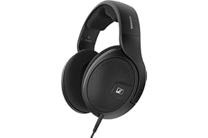 Sennheiser HD 560 S Over-The-Ear Audiophile Headphones - Neutral Frequency Response, E.A.R. Technology for Wide Sound Field, Open-Back Earcups, Detachable Cable, (Black) (HD 560S)