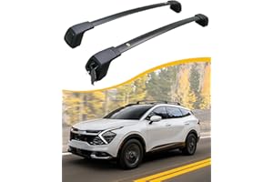 EZREXPM Lockable Cross Bars Roof Rack Fit for 2023 2024 2025 Kia Sportage SX/SX Prestige Luggage Rack Crossbar Cargo Carrier Rooftop Accessories (with Side Flush Rails)
