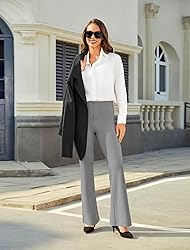 DLOODA Womens Bootcut Dress Pants Business Casual