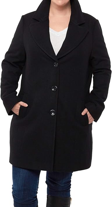 plus size walking coat