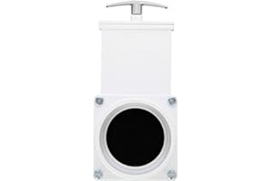 Valterra 6301M PVC Gate Valve, Black, 3" Slip w/Metal Handle