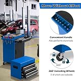 TANGZON Lockable Tool Cabinet Rolling Tool Chest Combo with Wheels view 2