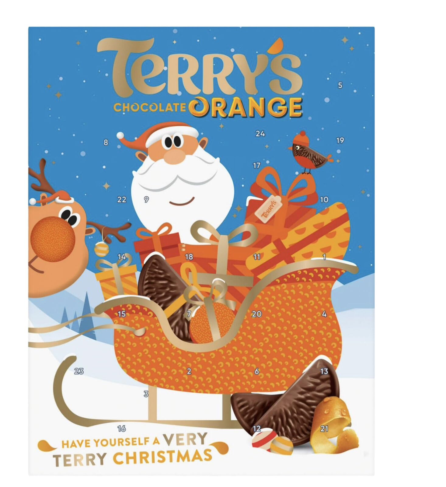 Terry's Chocolate Orange Advent Calendar 106g, Blue
