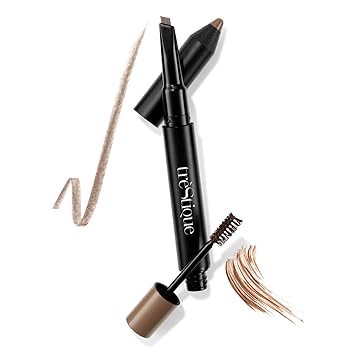 Amazon Com Trestique Brow Pencil With Brow Gel Eye Brow Pencil And Brow Gel Brow Definer Pencil And Tinted Eyebrow Gel For Brows Eyebrow Makeup Beauty