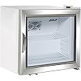 Maxx Cold X-Series Countertop Merchandiser Refrigerator, 22.4"W, 2.1 cu. ft. Storage Capacity, in White (MXM1-2RHC)