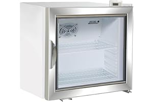 Maxx Cold X-Series Countertop Merchandiser Refrigerator, 22.4"W, 2.1 cu. ft. Storage Capacity, in White (MXM1-2RHC)