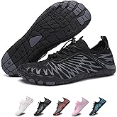 Hike Barefoot Shoes for Womens Men,Quick Dry Water Shoes,Beach Pool Aqua Swim Surf Hiking Walking Shoe,Non-Slip Athletic Footwear Wide Toe Water Shoe