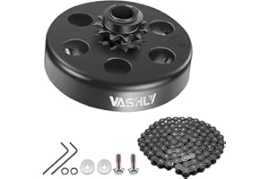 VASHLY Go Kart Clutch 5/8" Bore 11T with #35 Chain for Go Kart Minibike and Fun Kart Engine
