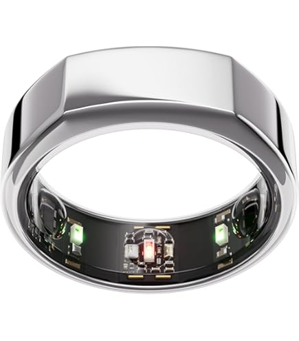 Amazon.com: Oura Ring 4 - Brushed Silver - Size 13 - Size