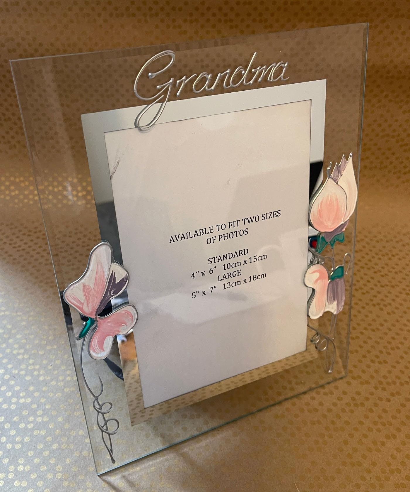 Grandma Photo Frame Portrait (Sweet Pea) Large 5" x 7"