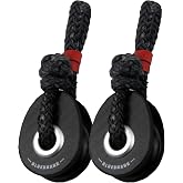 Blue Shark TX2250-38mm Carbon Soft Attach Sailing Block - Max Line: 3/8&rdquo; (2-Pack)