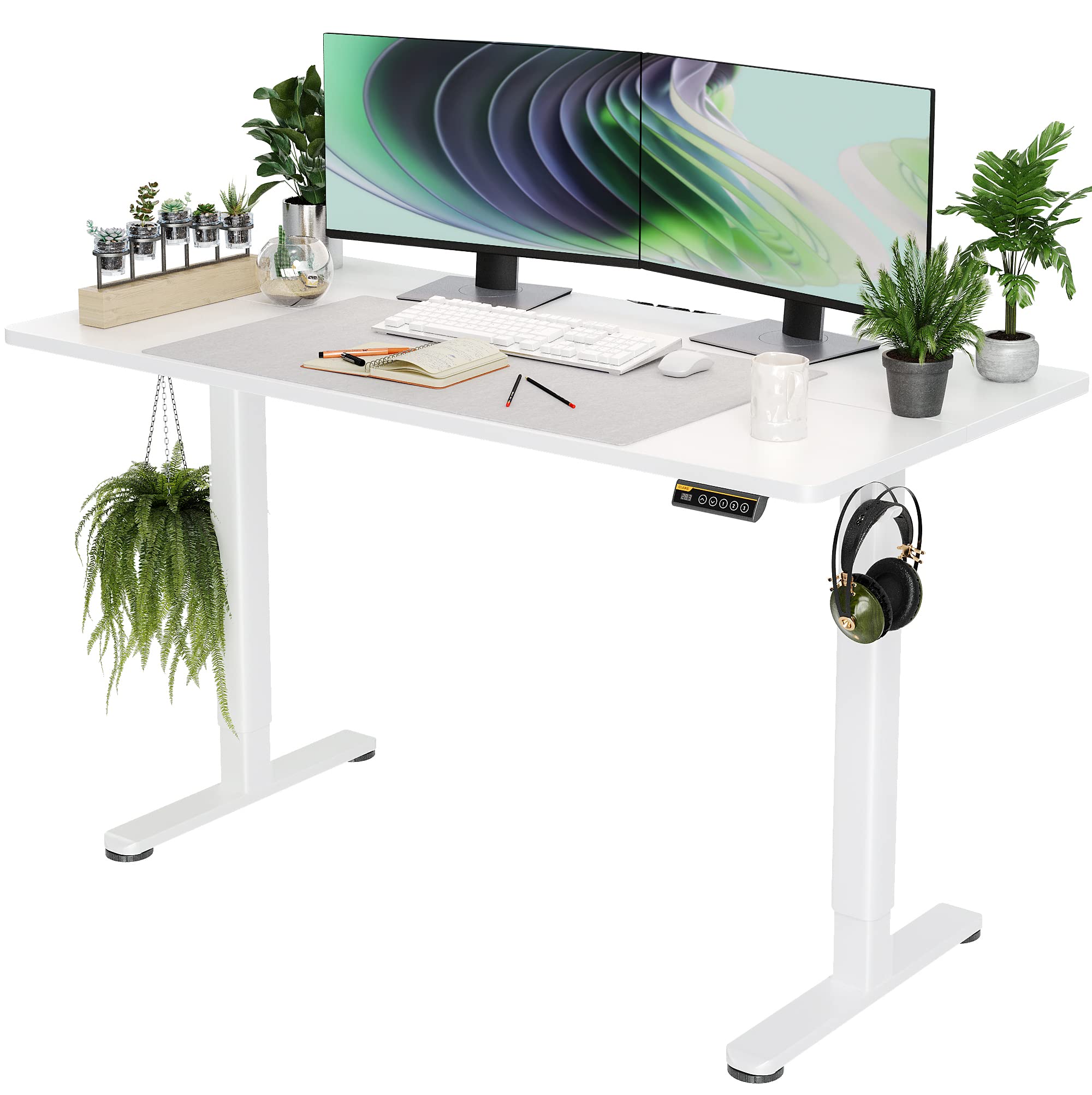Claiks Electric Standing Desk, Adjustable Height