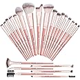 MAANGE Makeup Brush Set 23 Pcs Makeup Brushes Premium Synthetic Make up brushes Professional Face Powder Blush Pointed Eyeshadow Blending Brush Kit, Graduation Gift (Pinkgold)