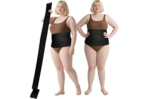 Waist Trainer for Women - Waist Trimmer Belt Workout, Adjustable Postpartum Belly Wrap with Back Support, Tummy Control Banda
