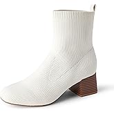 Amazon Essentials Women's Knit Stretch Ankle Boots