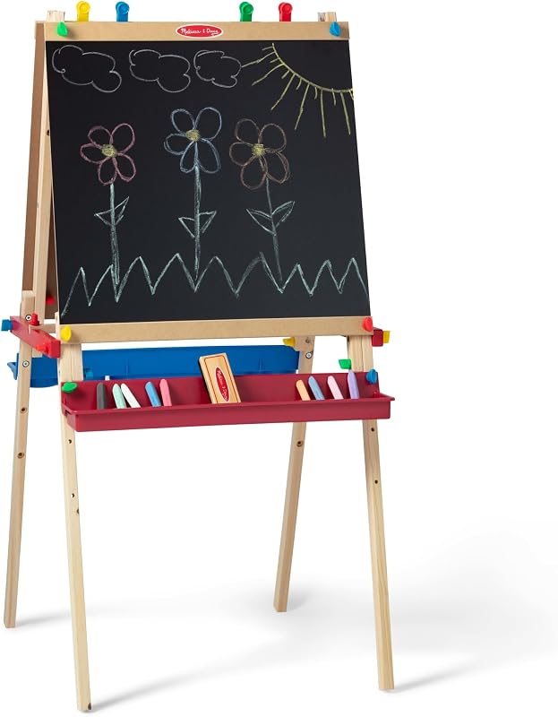 Melissa & Doug - Ensemble D'Art Chevalet - Jouet En Bois - Activité Manuelle Enfant - Loisir Créatif - Jouet D'Activité, De Développement Et Apprentissage - Cadeau Enfant 3 Ans Et + -