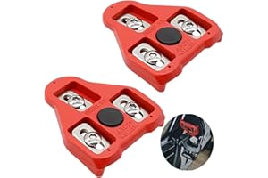 Replacement Bike Pedal Cleats, Cycling Bike Cleats Compatible with Look Delta 9 Degree Float -Compatible with Peloton Spin Bi