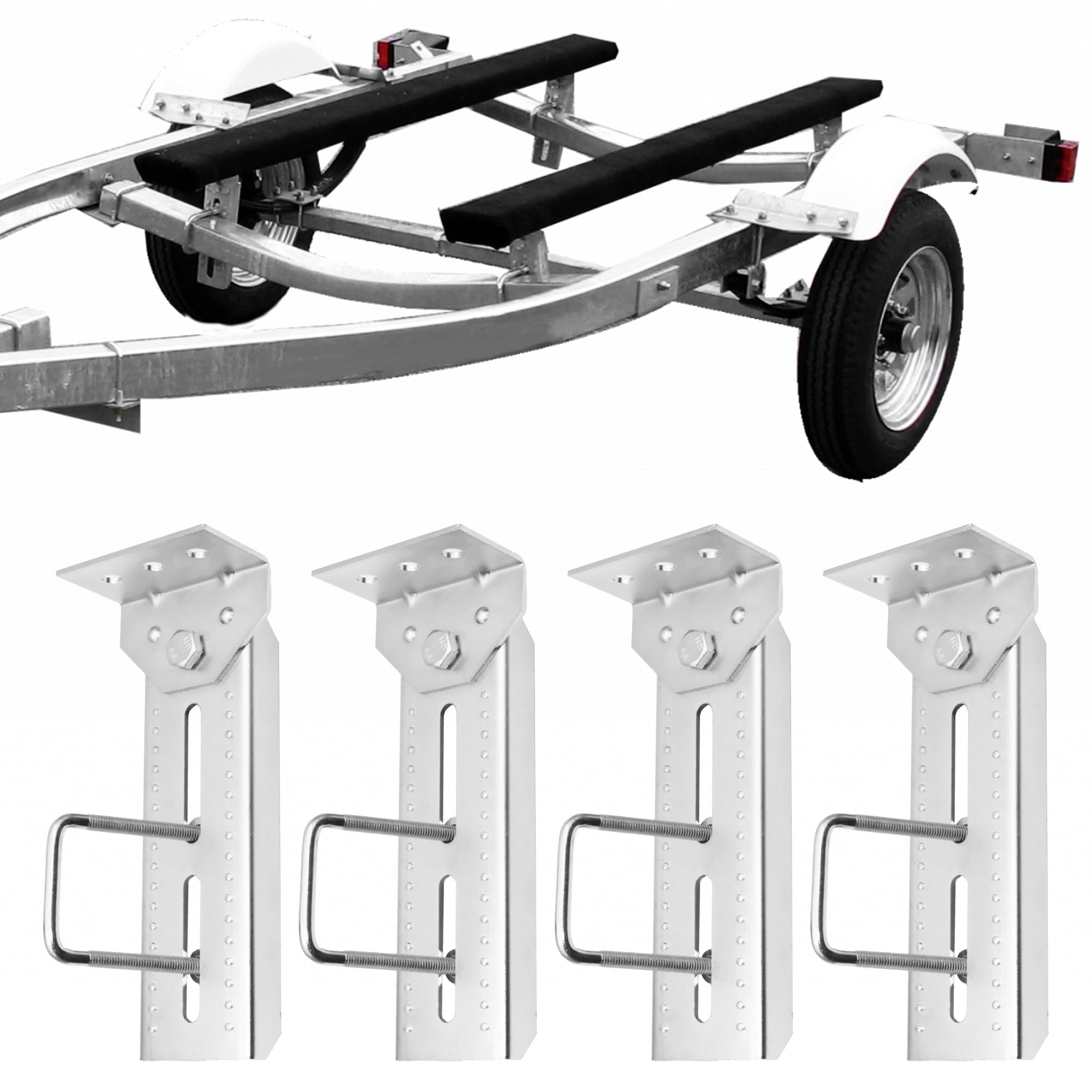 XIANGZI 4 Pack Replacement Swivel Top Angle Bracket