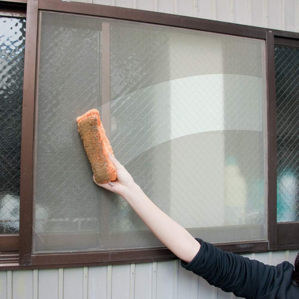 Amazon アズマ 網戸掃除用スポンジ Tkあみ戸スカット 全長19cm オレンジ 網戸取り外し不要 水だけでキレイに スクイジー ガラスワイパー オンライン通販