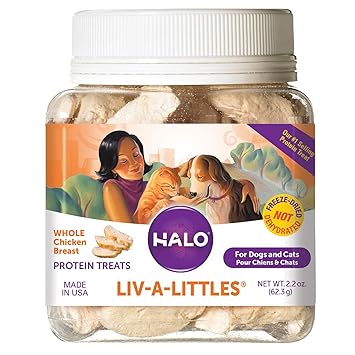 Halo Liv A Littles White Meat Chicken Protein Treats