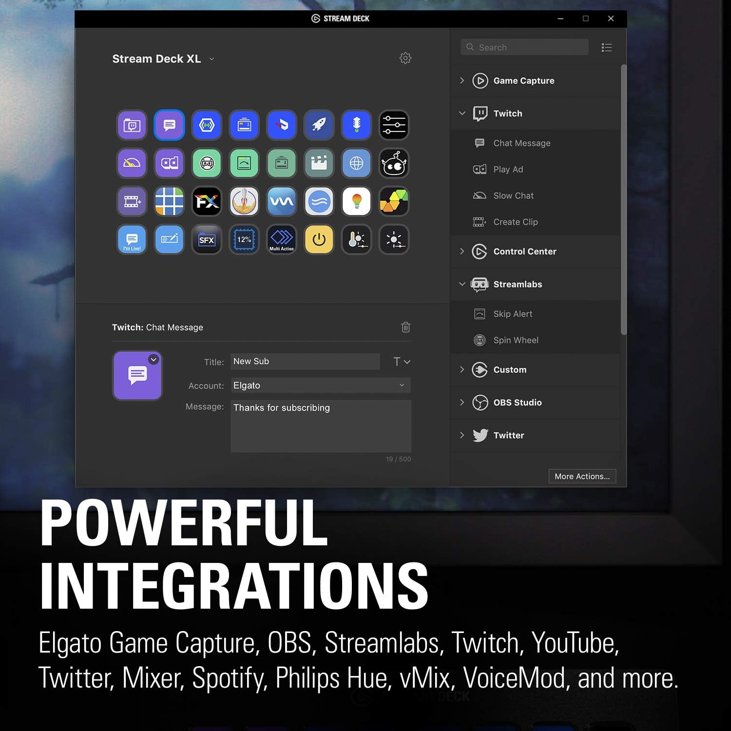 Elgato Stream Deck XL - Advanced Stream Control with 32 customizable LCD keys, for Windows 10 and macOS 10.13 or later: Computers & Accessories