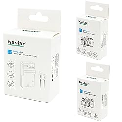 Kastar Battery (X2) & Slim USB Charger for Kodak