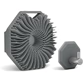 Sud Scrub&reg; Body Scrubber + Shower Hook Set (Charcoal)