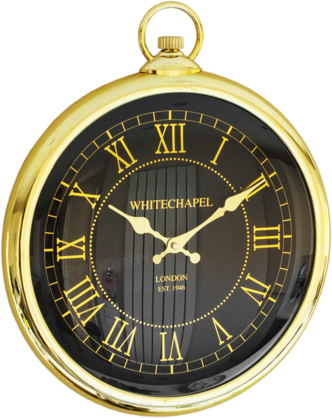 Prodbuy 35cm Large Vintage Pocket Watch Style Wall Clock Amazon.co.uk Kitchen & Home