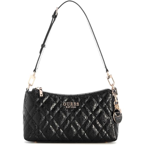 【ブラック(BLA)】GUESS ハンドバッグ (W)ECO Gemma Mini Shoulder Bg GUESS Eco Gemma Shoulder Bag, Black, One Size : Amazon.ca