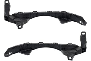 Evan Fischer Bumper Bracket Set Compatible With 2013-2017 Honda Accord, 4-Door, Sedan Front, Driver and Passenger Side, Upper, Located Under the Headlight HO1033106 HO1032106