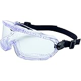 UVEX by Honeywell 11250810 V-Maxx Safety Goggle Indirect Vent, Neoprene Headband, Clear Lens with Fog-Ban Anti-Fog Coating