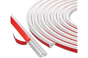 KNEELISA 39" Collapsible Shower Threshold Water Dam Barrier,Walk in Shower Splash Guard for Bathtub,Shower Edge Water Stopper for Wet & Dry Separation,Shower Door Water Blocker in Bathroom Kitchen,Transparent