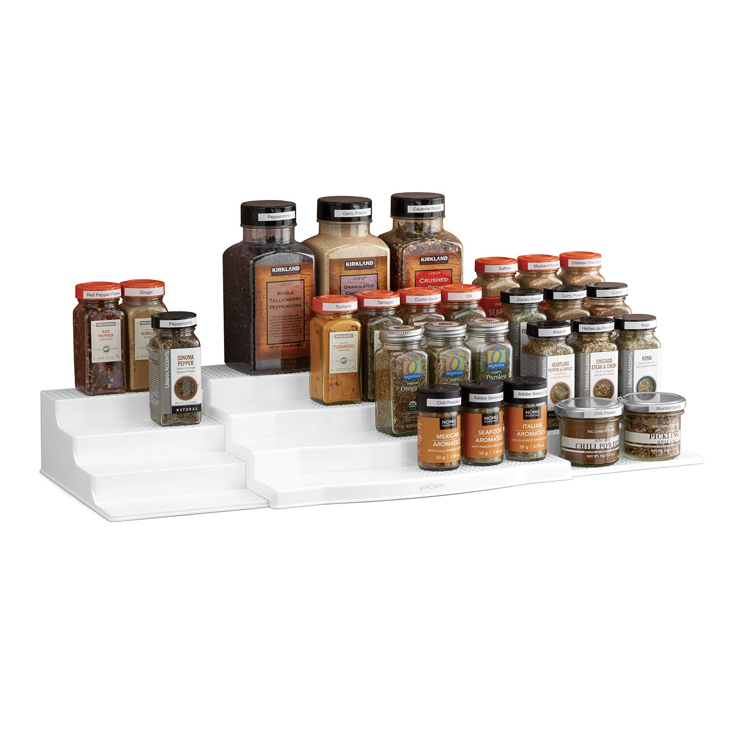 Best Large Expandable Spice Rack For Kitchen Cabinet