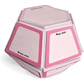 Knock Knock Sticky Note Ball: Notey Notes Sticky Note Thingy with 12 Trapezoid Sticky Pads &amp; 1 Hexagon Sticky Pad, 25 Sheets Each