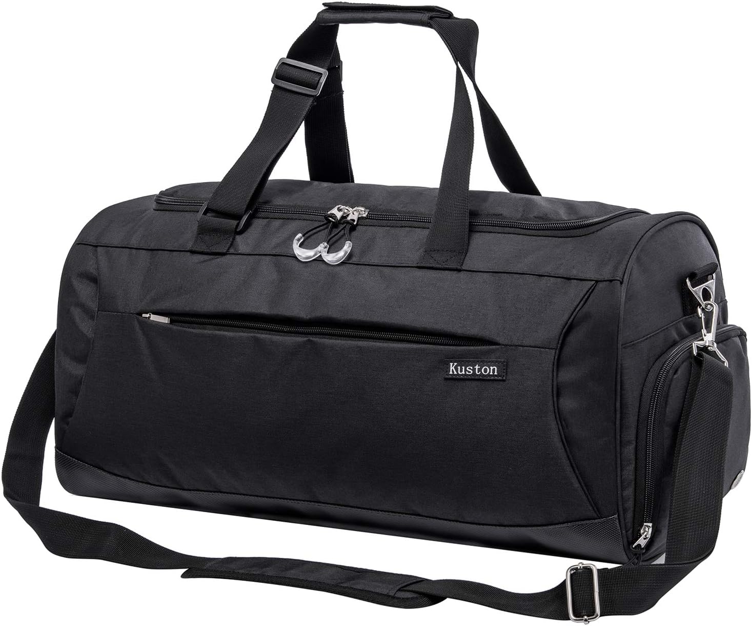 Kuston Sports Gym Bag with Shoes Compartment &Wet Pocket Gym Duffel Bag Overnight Bag for Men and Women